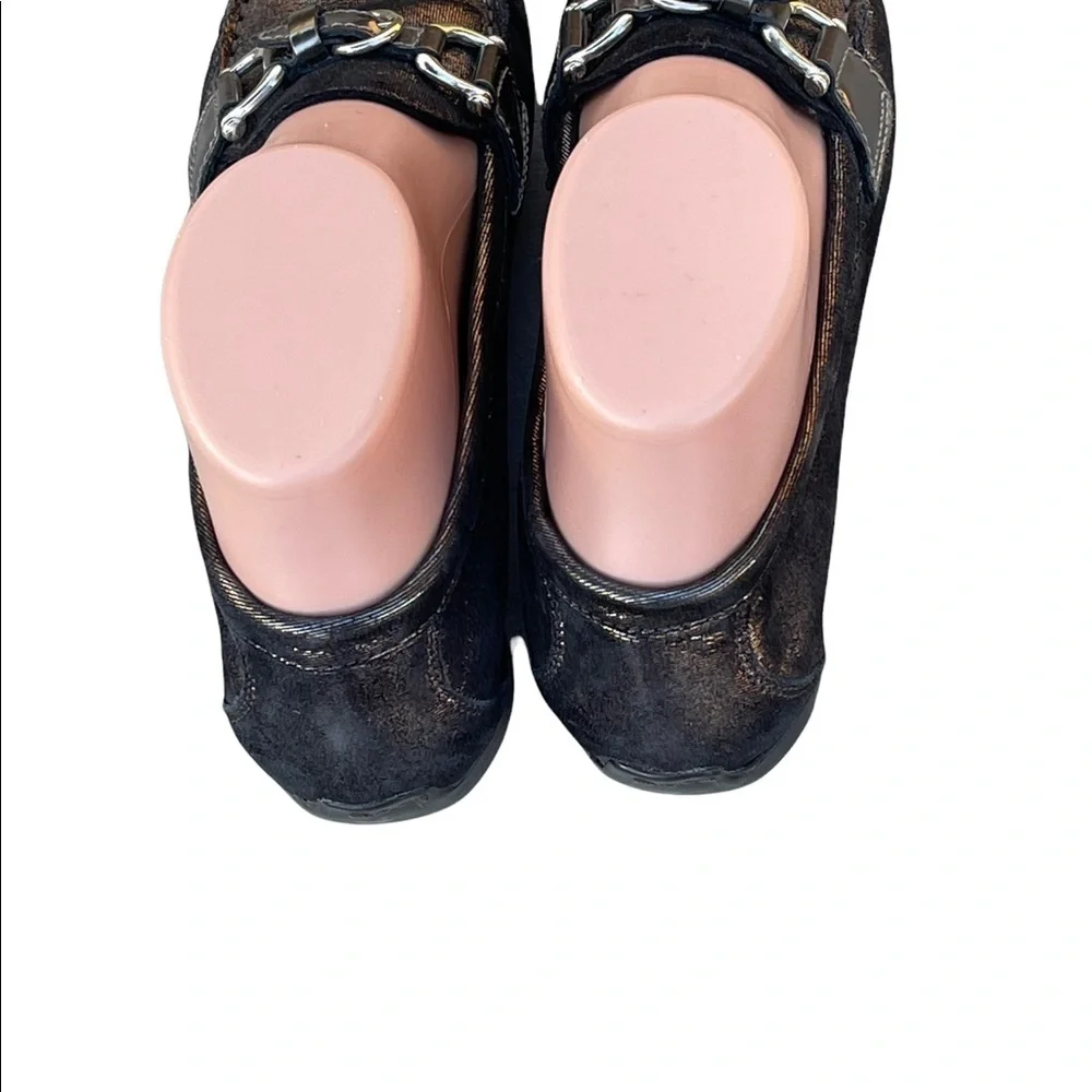 AGL Attilio Giusti Leombruni Jenah Grey Leather‎ driving Loafers size 36(6) USA